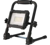 Proyector LED recargable de 4500 lúmenes y 50 vatios, con batería de 11000 mAh y carga mediante USB-C