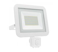Proyector led sensor plano blanco 50w.f