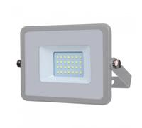 PROYECTOR LED SLIM 20W GRIS COLOR CHIP SAMSUNG LUZ FRIA 6400K VT-20-G 447