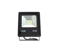 Proyector led slim 30W exterior IP65 SMD5730 6000K negro