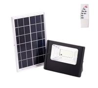 Proyector LED solar 30W 6500K Panel: Bateria 6V/6W: Control remoto 3,2V/3000MaH | Greenice