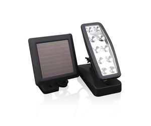 Proyector led solar de 2 w con sensor de movimiento negro vo1930 volte