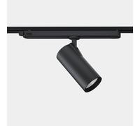 Proyector LedsC4, sistema de alimentación por carril de 55 mm, color texturizado. Iluminación LED de 2252 lúmenes, temperatura de color de 3500K. Diseño moderno y duradero, fabricado en aluminio y pol