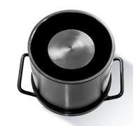 Prueba de resistencia del mortero, método de compresión de cilindro, kit de prueba de mortero de cemento, con cilindro de presión, cubierta, molde de prueba de acero de 115 mm de diámetro interior