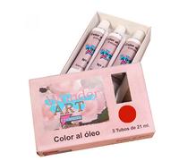 Pryse 6250016 pintura al óleo 21 ml tubo rojo
