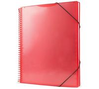 PRYSE Carpeta de Fundas Personalizable A4 Rojo (Set de 12)