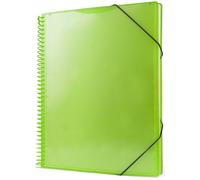 PRYSE Carpeta de Fundas Tarifario A4 Verde 30 Fundas (Set de 12)