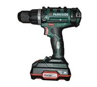 PSIDE Parkside PABS 20-Li G8 - Taladro atornillador (20 V, 2 en 1, con 2 baterías, cargador, juego de accesorios, atornillador inalámbrico