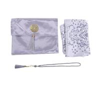 Pssopp Alfombra de Oración, Bolsa de Transporte y Recipiente para Cuentas, Color Gris, for Uso Diario y Viajes (Grey)