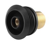 Pssopp Anillo de Sellado para Inodoro G1/2 Pulgadas, Junta de Brida para Urinario, Rosca de Cobre con Goma de para Conexión a Prueba de Olores y Fugas
