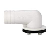 Pssopp Conector de codo de drenaje de aire acondicionado, herramienta de boquilla de unidad externa, tubo de drenaje universal de 19 mm de diámetro para boquilla de drenaje de aire acondicionado, 1.9