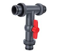 Pssopp Conector de Manguera de Piscina con Válvula, Material ABS