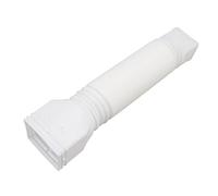 Pssopp Extensor de Bajante, Extensión de Bajante de Canalón Tubo de Extensión de Canalón de Lluvia Telescópico Instalación Rápida Extensor de Bajante Extraíble Conector de Canalón (Blanco)
