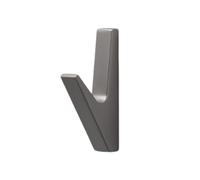 Pssopp Gancho de Pared en Forma de Y, Gancho para Abrigos Oculto a Prueba de Herrumbre de Aleación de Zinc, Organizador de Abrigos para Montaje en Pared para Armario, Baño, Puerta de (el gris)