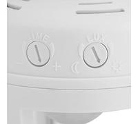 Pssopp Portalámparas con Sensor de Movimiento E27, Casquillo LED Infrarrojo con Detección de 360 grados, 6 M, Retardo Ajustable de 10 a 300 S para Habitación de bebé, Dormitorio, Garaje, Sótano