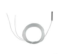 PT100 Cable de sensor de temperatura 200 cm WZP-035 sensor de dos hilos -20 a 200 grados para celsius fibra de vidrio aislada sonda de metal para laboratorio industrial monitoreo de procesos, medición