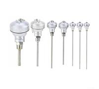 PT100 para sonda RTD con cabezal terminal roscado NPT de 3/4 para detección de temperatura en sistemas industriales de calefacción y refrigeración (200 mm)