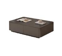 Ptasccne Mesa de Centro Estilo Crema Mesa Auxiliar pequeña de pie Adecuada | For sala de estar, dormitorio, estudio, es necesario ensamblar mesa centro