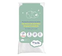 P'tit lit Protector colchón cuna de bambú, 70x140 cm| Protector Colchón Bebé Impermeable, Viscosa Suave y Sedosa, Sin tratamiento químico, Transpirable y Silencioso, Oeko Tex