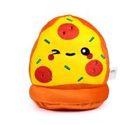 Puckator Cojín de Peluche Muy Suave - Tony la Rebanada de Pizza Kawaii - Foodiemals Squidglys
