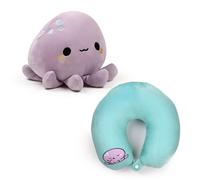 Puckator Cojín de Viaje con Peluche 2 en 1 Pulpo