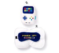Puckator Coussin de Voyage Relaxeazzz Peluché 2-en-1 Avec Masque Yeux Game Over - Console de Jeu Vidéo Marca