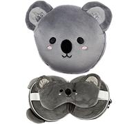 Puckator Coussin de Voyage Relaxeazzz Peluché 2-en-1 Avec Masque Yeux - Koala Marca
