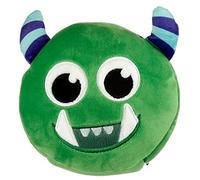Puckator Coussin de Voyage Relaxeazzz Peluché 2-en-1 Avec Masque Yeux Monstarz - Monstre Vert Marca