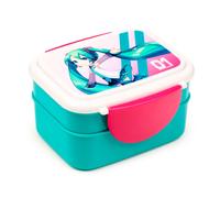 Puckator hatsune miku - lonchera bento apilada con cierre de clip con