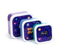 Puckator Juego de 3 recipientes para alimentos Game Over M/L/XL apilables