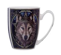 Puckator Taza de porcelana Lisa Parker con cabeza de lobo – Grande para bebidas calientes, regalo
