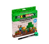 Puckator juego de bolígrafos Minecraft – punta fina con tapa de si