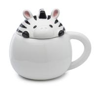 Puckator Mug Avec Couvercle Adoramals - Zébre Marca