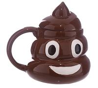 Puckator Taza Emotive Poop con tapa