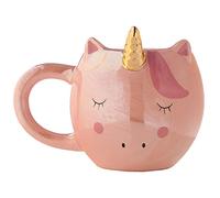 Puckator Taza de cerámica New Enchanted Rainbows – forma de unicornio, efecto nacarado 450 ml