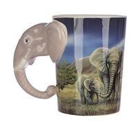 Puckator Taza SMUG21 – 8,5 x 11,5 x 10,5 cm – Diseño de Elefante