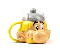 Puckator Taza de cerámica con forma de Asterix, con tapa, gadget con licencia oficial Astérix y Obelix
