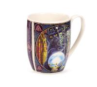 Puckator Taza de porcelana 300 ml - Witch's Apprentice Cat - Gatos - Diseño de Lisa Parker