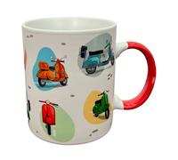 Puckator taza de porcelana con diseño de scooter, accesorios divertid