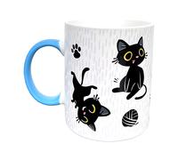 Puckator taza de porcelana - lucky el gato negro