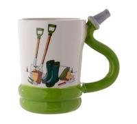 Puckator Taza de cerámica para té y café con mango de manguera de jardín, regalo divertido grande