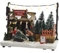 Pueblo navideÑo led 3xaa 18x10,5x14,2cm
