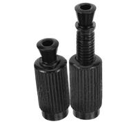 Puente de Guitarra Eléctrica Doble Trémolo Negro Metal 2piezas