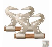 Puente de soporte de mano para artista, barra de soporte de reposamanos de caballete ajustable, puente de soporte de mano para artista Soporte de reposamuñecas de metal con diseño (2PCS)