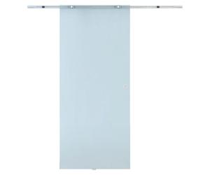 Puerta corredera de vidrio Homcom, puerta de vidrio corredera, puerta interior de vidrio, vidrio esmerilado, disponible en 3 tamaños