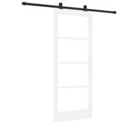 Puerta Corredera Orkdal Y Negro 83 X 202 Cm Vidaxl