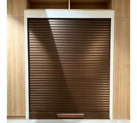 Puerta Corredera Plegable Puerta Tipo Persiana a Medida de Deslizamiento Suave para Mueble o Armario