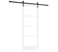 Puerta Corredera Y Negro 83 X 202 Cm Vidaxl