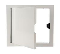Puerta de acceso de metal resistente, panel de acceso fácil de abrir for paneles de yeso, puerta de inspección cuadrada con dispositivo de bloqueo magnético(45x55cm)