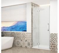 Puerta de ducha Gelco TRINITY CHROME para encastrar, 1100 mm, vidrio mate, lado izquierdo - GT1211ML-CH
